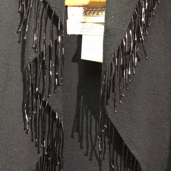 Vintage Sideeffects Sweater w/beads Size M - Picture 2 of 6